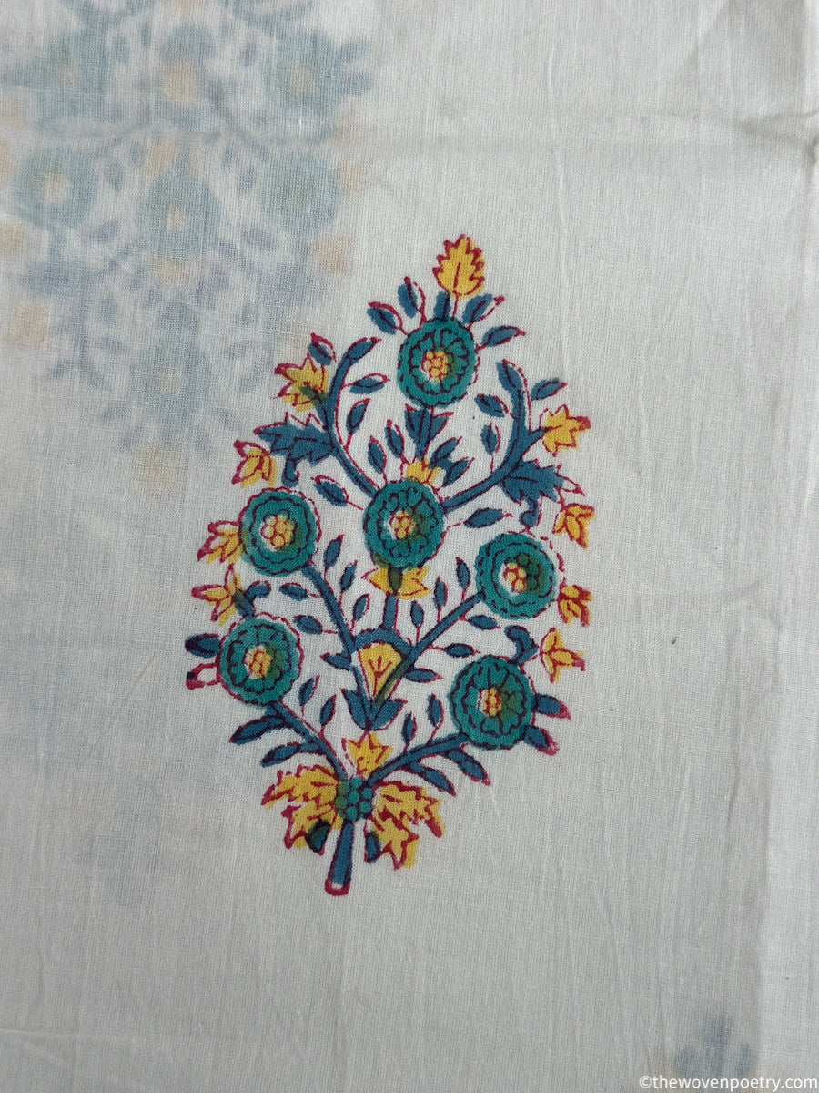 IVORY GULZAR BLOOM (PER METRE)