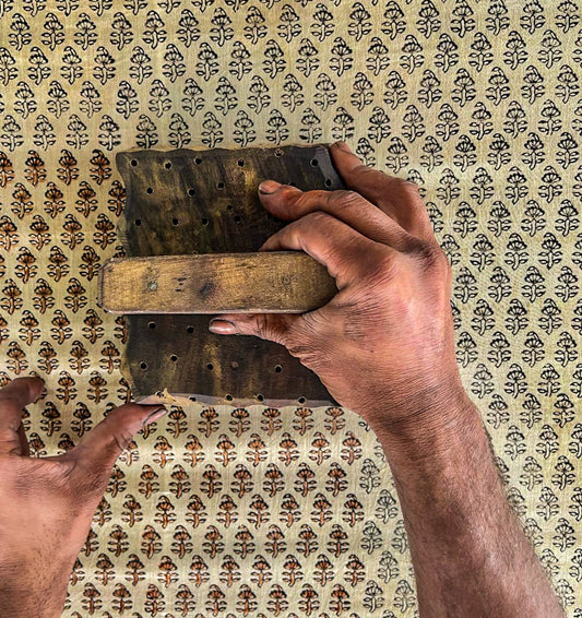 From Block to Fabric: The Magic of Bagru Printing