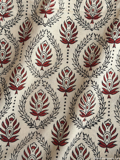 CRIMSON PETAL REVERIE (PER METRE)