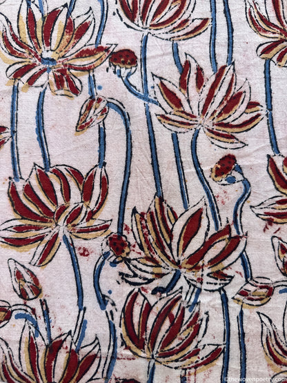 LOTUS THROUGH STILL WATER