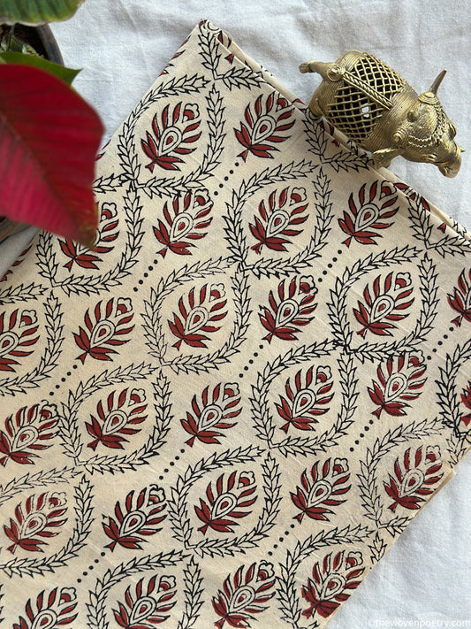 CRIMSON PETAL REVERIE (PER METRE)