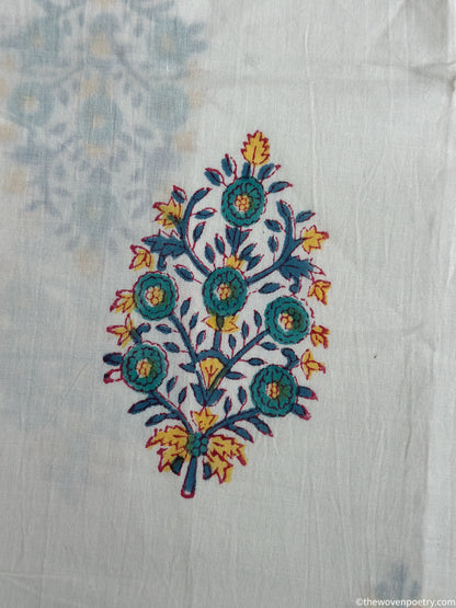 IVORY GULZAR BLOOM (PER METRE)