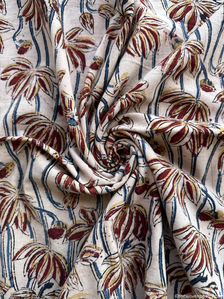 LOTUS THROUGH STILL WATER