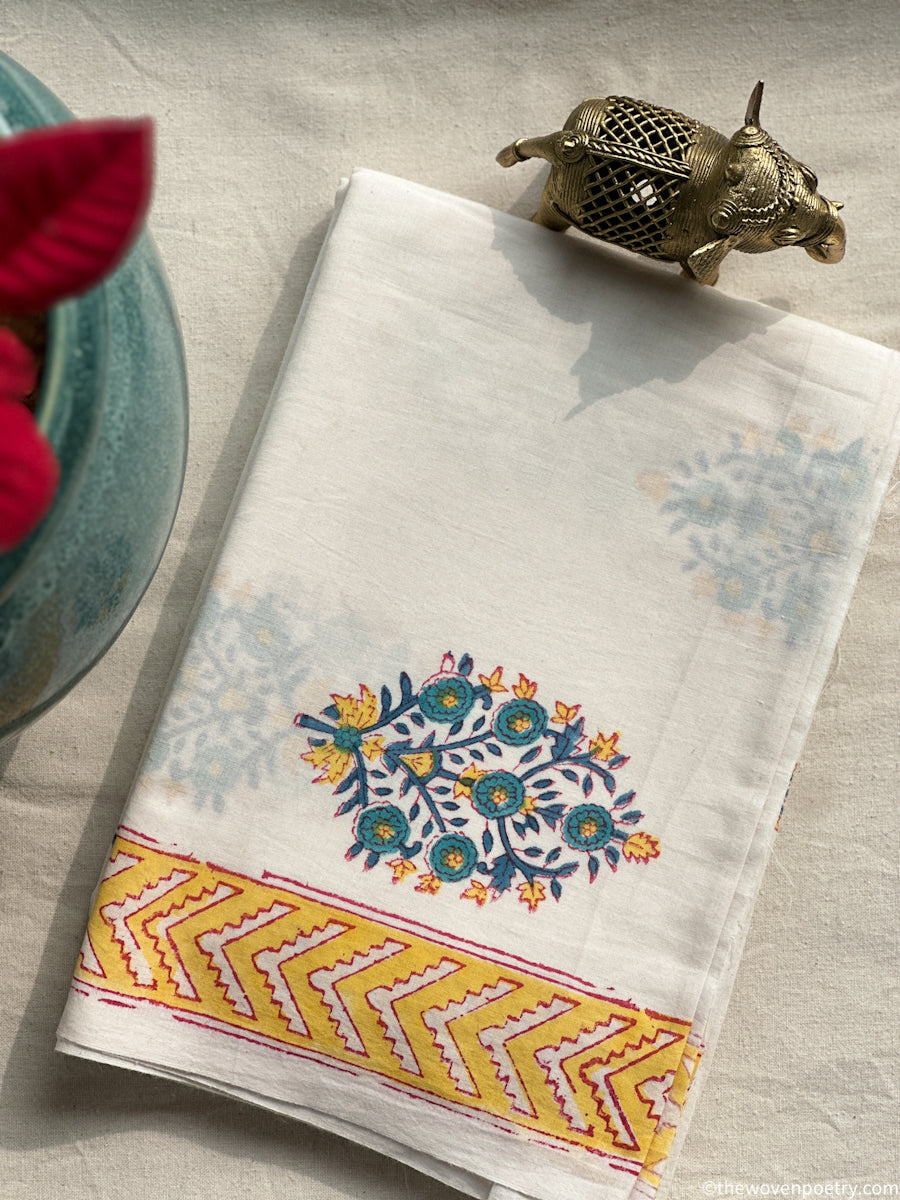 IVORY GULZAR BLOOM (PER METRE)