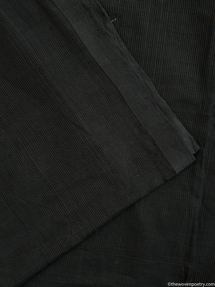 Black cotton saree everyday styling