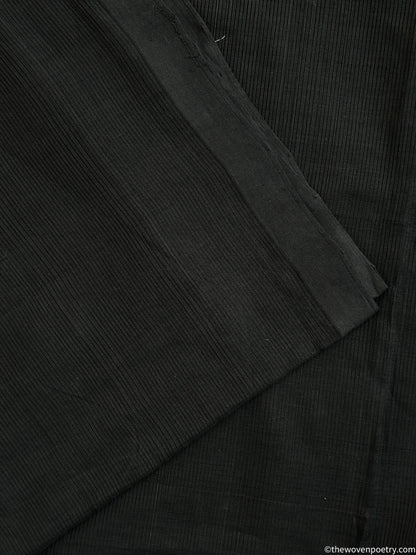 Black cotton saree everyday styling