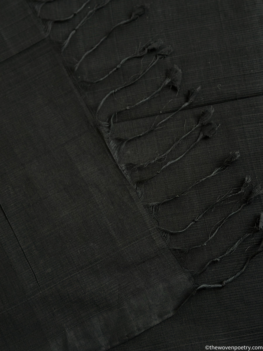 Cotton saree Ajrakh pattern detail