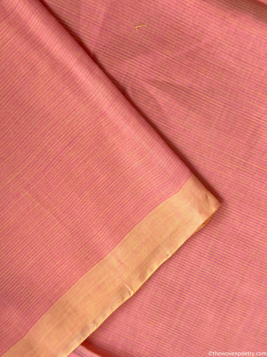 Peach saree everyday styling