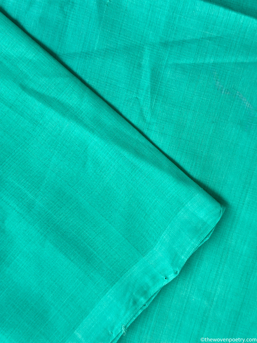 Teal saree everyday wear styling